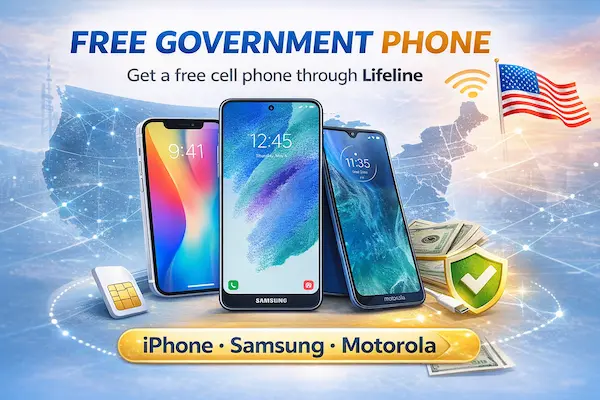 Free government phone free cell phone through Lifeline